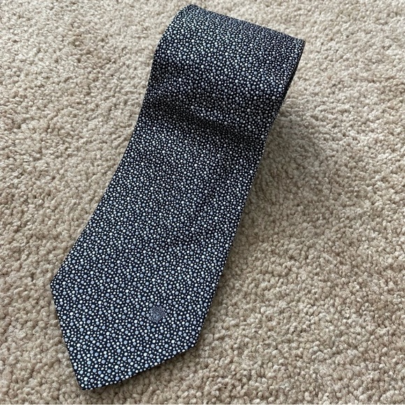VersaceMen's Patterned 100% Silk Tie Medusa Head NWT
